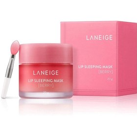 تصویر ماسک لب توت فرنگی لانیژ حجم 20 گرم Laneige Lip Sleeping mask