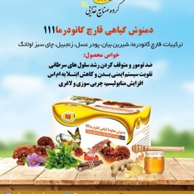 تصویر دمنوش گیاهی قارچ گانودرما 111 بسته 20 عددی 