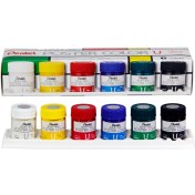 تصویر گواش پنتل ژاپنی اصل ۶تایی Japanese gouache pentel