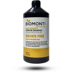 تصویر شامپو بدون سولفات و ضد ریزش مو بیومونتی Biomonti با حجم ۱۰۰۰ میل 