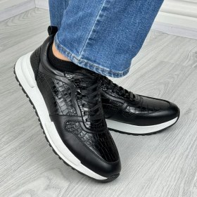 تصویر کفش مردانه چرم طبیعی مدل برت 