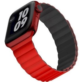 تصویر بند اپل واچ مدل سیلیکونی مگنتی Apple Watch Silicone Magnetic 42/44/45mm 