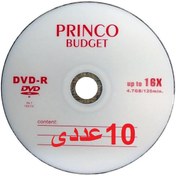 تصویر دی وی دی خام پرینکو مدل 4.7 بسته 10عددی PRINCO DVD-R 4.7gb 120min