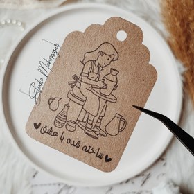 تصویر تگ سرامیک کد 210 ( بسته 30 عددی ) 