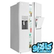 تصویر ساید بای ساید هیمالیا هوم بار مدل 3f gaiaxy سفید متالیک-چرمی-سفید 