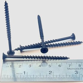 تصویر پیچ ام دی اف 70*4 چینی - 250 تایی / سیاه MDF SCREW 4*70