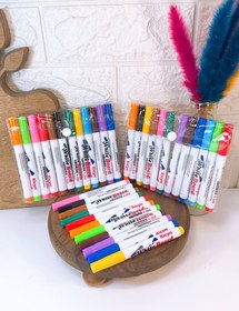 تصویر ماژیک وایتبرد ۱۱ رنگ سر گرد 