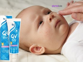 تصویر کرم سوختگی پای کودک کیووی مدل Barrier Cream QV Baby Barrier Cream