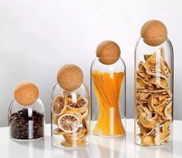 تصویر بانکه پیرکس درب توپی مجموعه ۴ عددی 