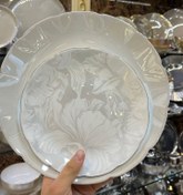 تصویر سرویس غذاخوری ۵۲ پارچه ارکوپال فلاور طوسی 