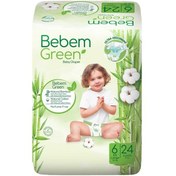 تصویر پوشک بچه ببم سایز 6 مدل BB240 بسته 24 عددی 