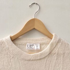 تصویر پلیور بافت زنانه آپ تو فشن - شیری / Up2 fashion