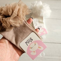 تصویر جوراب نیم ساق توردار 