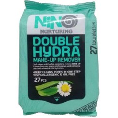 تصویر دستمال مرطوب نینو (Nino) مدل Double Hydra بسته 27 عددی دستمال مرطوب