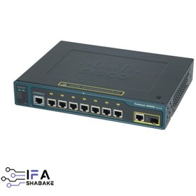 تصویر سوئیچ سیسکو مدل WS-C2960G-8TC-L استوک Cisco WS-C2960G-8TC-L 8Port Switch Stock