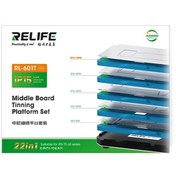 تصویر شابلون مگنتی طبقات آیفون ریلایف مدل RELIFE RL-601T 22in1 (آیفون X تا 15Pro max) 