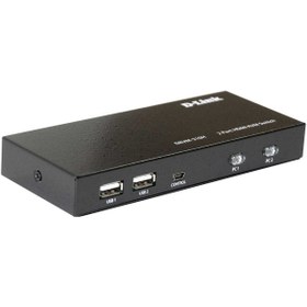 تصویر سوئیچ KVM دو پورت HDMI دی لینک DKVM-210H ا D-Link 2 Port KVM Switch with VGA and USB Ports DKVM-210H D-Link 2 Port KVM Switch with VGA and USB Ports DKVM-210H