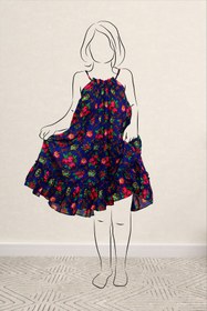 تصویر پیراهن باغ خیال 