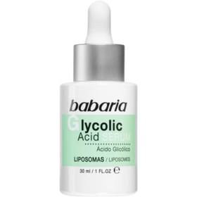 تصویر سرم ضد جوش و لایه بردار صورت گلیکولیک اسید باباریا مدل Babaria Glycolic Acid Serum Babaria Glycolic Acid Serum 30ml