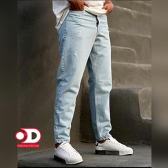 تصویر شلوار بوی فرند آبی یخی مردانه cod 54321 - 3 Men's Ice Blue Smell Pants