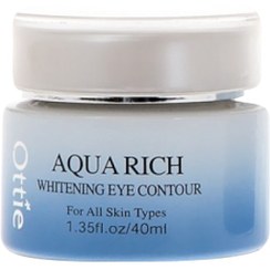 تصویر کرم دور چشم سفید کننده آکوا ریچ اوتی ۴۰ میلی لیتر Ottie Aqua Rich Whitening Eye Contour Cream 40 ml