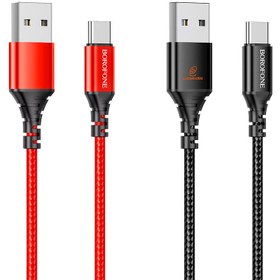 تصویر کابل تبدیل USB به USB-C بروفون مدل BX54 طول 1 متر Borofone BX54 Type-C Cable 1m