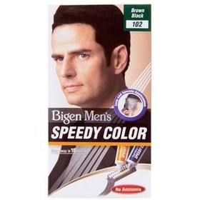 تصویر کیت رنگ مو بیگن سری Speedy Colour شماره 102 حجم 40 میلی لیتر رنگ قهوه ای تیره Speedy Color Speedy Color No. 102 hair dye kit, volume 40 ml, dark brown color