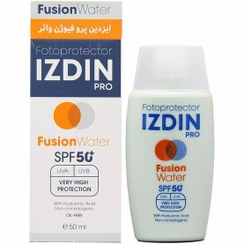 تصویر ضد آفتاب ایزدین پرو فیوژن واتر IZDIN PRO FUSION WATER SPF 50 