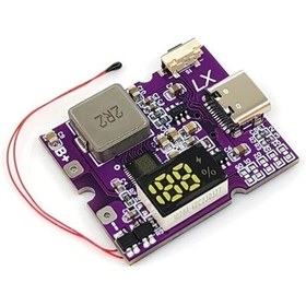 تصویر ماژول پاوربانک مینی فست شارژ 22.5 وات با نمایشگر همراه سنسور دما 