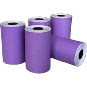 تصویر رول حرارتی کارتخوان رنگی بنفش 