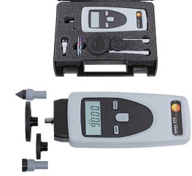 تصویر تاکومتر لیزری مکانیکی تستو TESTO 470 testo 470 Tachometer kit