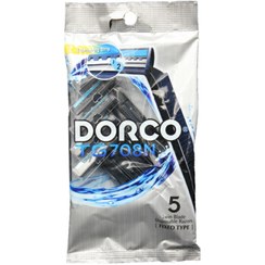 تصویر ژیلت صابونی دورکو نقره ای ۲ لبه Dorco