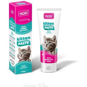 تصویر خمیر مولتی ویتامین بچه گربه هوبی 100 گرم Hobi Kitten Multivitamin Paste 