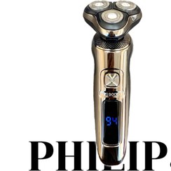 تصویر ریش تراش سه‌تیغ فیلیپس 4کاره ضدآب مدل 9000 Shaver Philips water proof