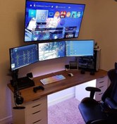 تصویر میز گیمینگ تمام ام دی اف 