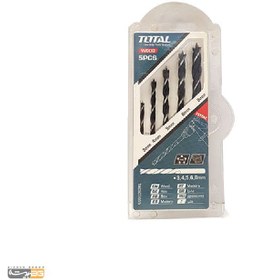 تصویر ست ۵ عددی مته چوب TOTAL 