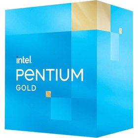 تصویر پردازنده مرکزی سری Pentium Gold نسل Alder Lake اینتل مدل G7400 Intel Pentium Gold G7400 Alder Lake CPU