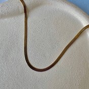 تصویر زنجیر استیل ماری ۵۵سانت - طلایی 