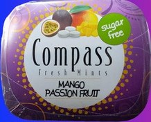تصویر قرص خوش بوکننده دهان compass میوه های استوایی 
