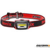 تصویر چراغ قوه پیشانی هدلایت شارژی رونیکس مدل RH 4284 Headlight flashlight Ronix RH 4284