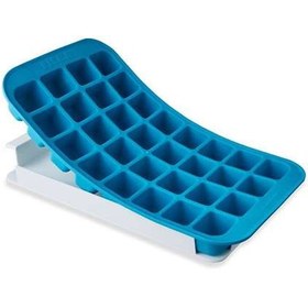 تصویر قالب یخ ایکیا INBLANDAT IKEA Ice cube tray, blue, 28x16 cm