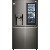 تصویر یخچال فریزر ال جی GR-X24FMKBL ظرفیت ۲۵ فوت رنگ دودی 