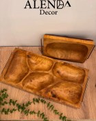 تصویر سینی مزه خوری چوب گردو 