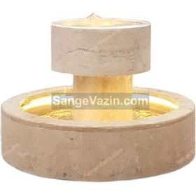 تصویر آبنما سنگی غنچه 