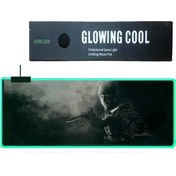 تصویر پد موس گیمینگ RGB طرح CSGO سایز 30در80 