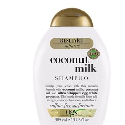 تصویر شامپو تقویت کننده مو شیر نارگیل او جی ایکس ا Shampoo Nourishing+Coconut Milk Ogx 385ml Shampoo Nourishing+Coconut Milk Ogx 385ml
