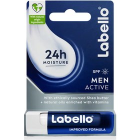 تصویر بالم لب مردانه لابلو مدل MEN ACTIVE حاوی SPF15 حجم 5.5 میل LABELLOMEN ACTIVE SPF15