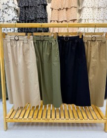 تصویر دامن کتان کد 2462 