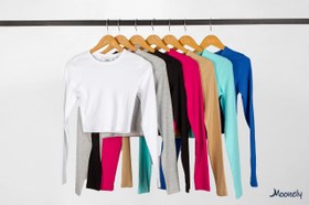 تصویر کراپ آستین بلند کبریتی 