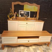 تصویر آینه کنسول و میز تی وی مدل اطلس 